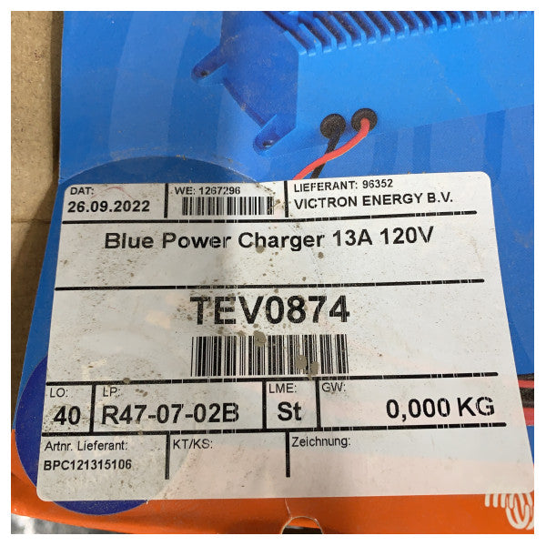 Chargeur de batterie Victron BlueSmart IP67 12VDC - 13AMP - BPC121315106 