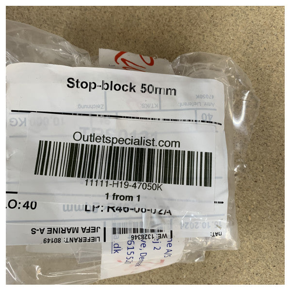 Jefa Rudder Control Top Mount Block за вал 50 мм - 47050K 