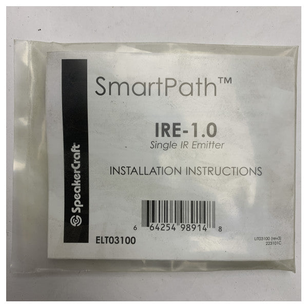 SpeakerCraft IRE-1.0 Εκπομπός IR με αποσπώμενη μονάδα για αξιόπιστη μετάδοση θαλάσσιου υπέρυθρου σήματος