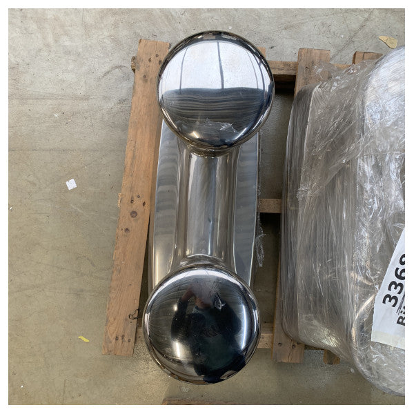 Stainless Steel Marine Bollard INOX 316L 630 x 265 mm � Durable Docking Cleat for Secure Mooring