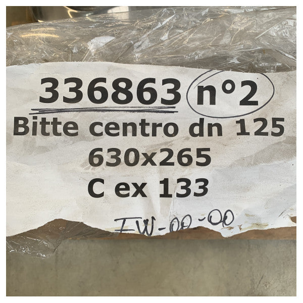 Stainless Steel Marine Bollard INOX 316L 630 x 265 mm � Durable Docking Cleat for Secure Mooring