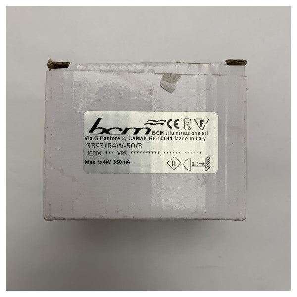 BCM Jack хром | чорний точковий світильник - 3393/R4W-50/3