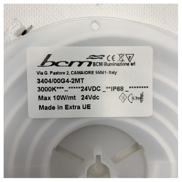 Éclairage LED BCM Top et vue sur le haut et latéraux 10x10mm 24V - 3404 / 00G4-2MT