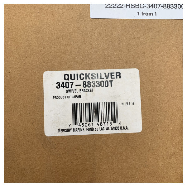 Staffa girevole Mercury Mercruiser Quicksilver - 3407-883300T