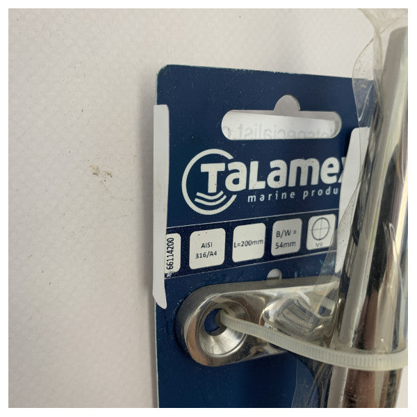 Talamex Cleat en acier inoxydable 200 mm - 66114200