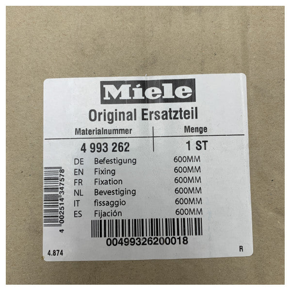 Miele G1252SCI REPLACEMENT DE LA RONDEUR 600 mm