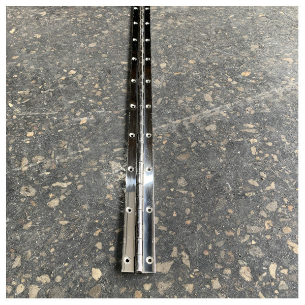 Pianohængsel i rustfrit stål 30 mm x 2000 mm x 1,5 mm - marint yachtbeslag 