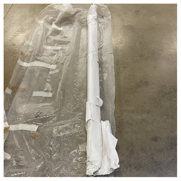 Премиум потребителска морска бяла кожа Foglizzo 15.9m - трайна, устойчива на атмосферни влияния и UV лъчи