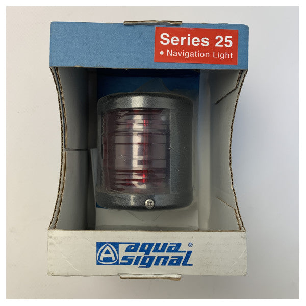 Aqua Signal Series 25 Port Side Navigation Light Red | Noir - 3520202000