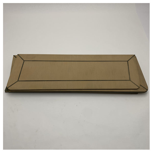 Ferretti F650 flexiteak flybridge teak stairs 