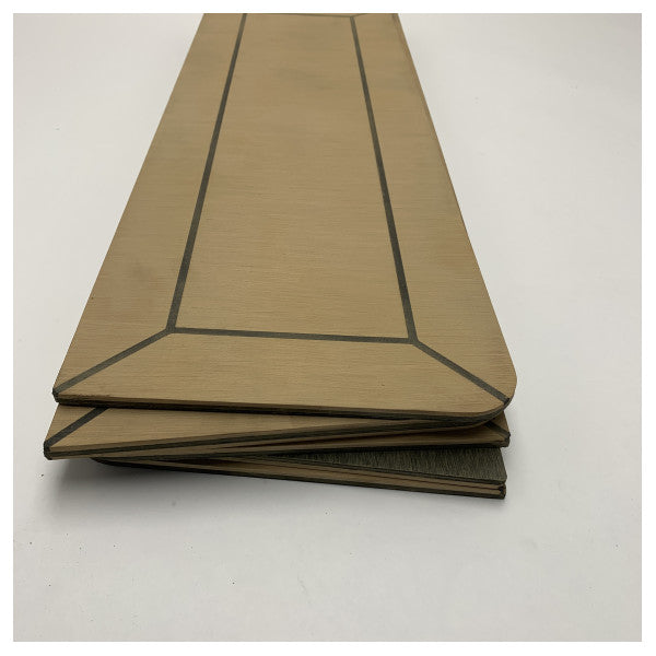 Ferretti F650 flexiteak flybridge teak stairs 