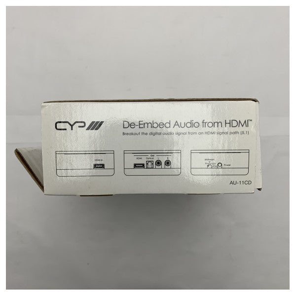 CYP AU-11CD HDMI Audio de-E-Embedder avec un son surround 5.1