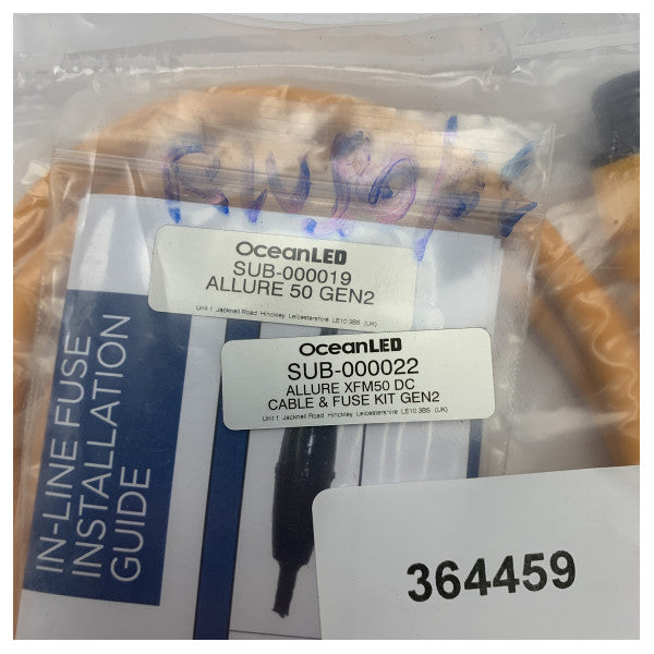 OceanLed Allure XFM50 kabel- och säkringssats - SUB-000022