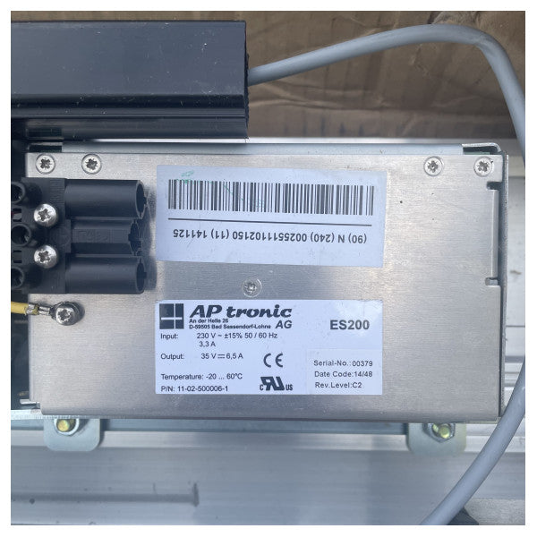 Плъзгаща се врата от неръждаема стомана с електрическа щора 24V H2150 x W1270 mm