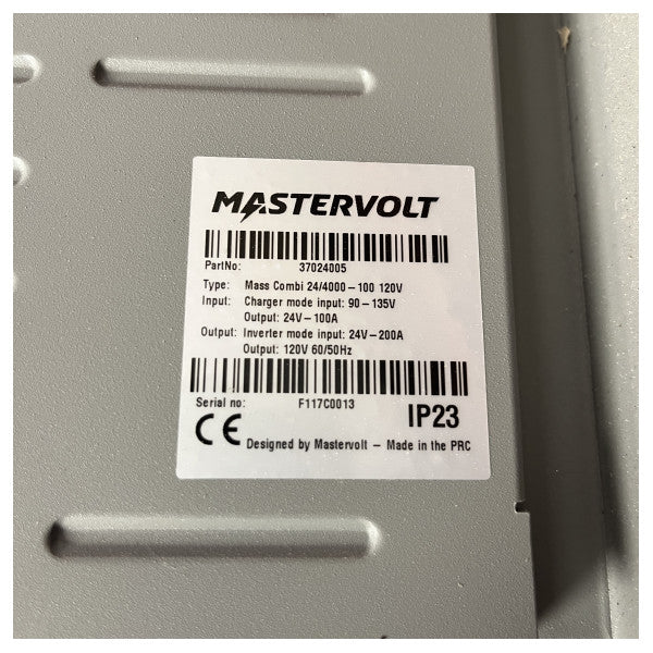 Mastervolt Mass Combi 24V | 4000W | 100A Ladegerät - Wechselrichter 110V - 37024005