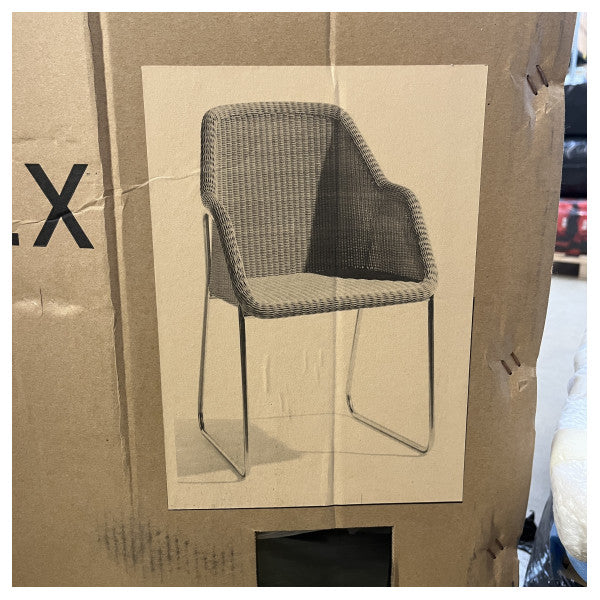 Manutti Mood FS-CH29-F8-31 off white dining chair