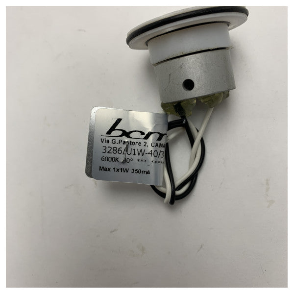 BCM Marine Grade SPOT LED XANTE3286 - Compacto 1W 6000K Impermeable Aluminio Luz LED para Barcos