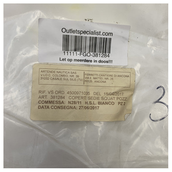 Custom Line Navetta N28 Cockpit Squat Chair Cover � Protecteur de siège de bateau durable et étanche