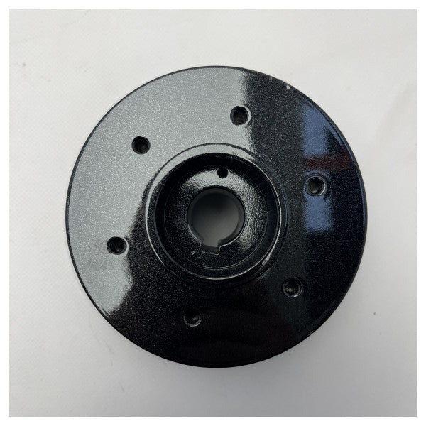 Висококачествена морска главина на волана 400 мм с трайно черно покритие и лесен монтаж