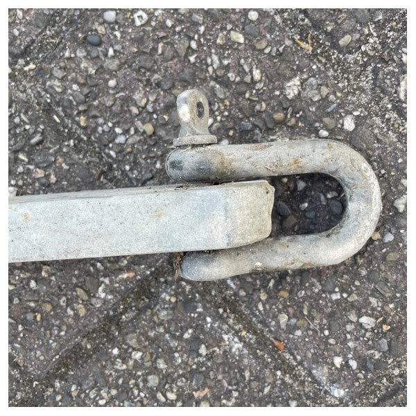 Sanguineti Danforth ankare högt håll galvaniserat 25 KG