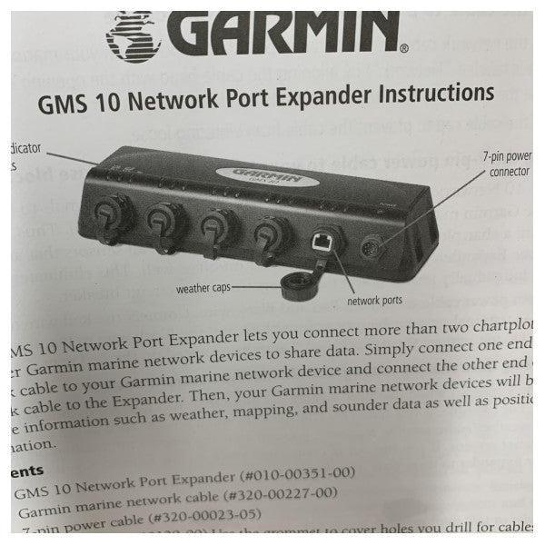 Garmin GMS 10 Ekspander portów sieciowych morskich dla plotterów i urządzeń morskich - 010-00351-00 