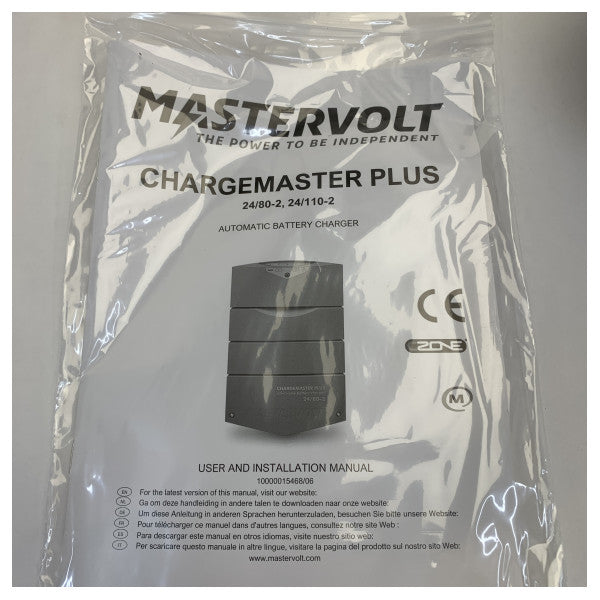 Mastervolt Chargemaster Plus 24V/80A 2 Output Batterioplader Czone - 44320805 