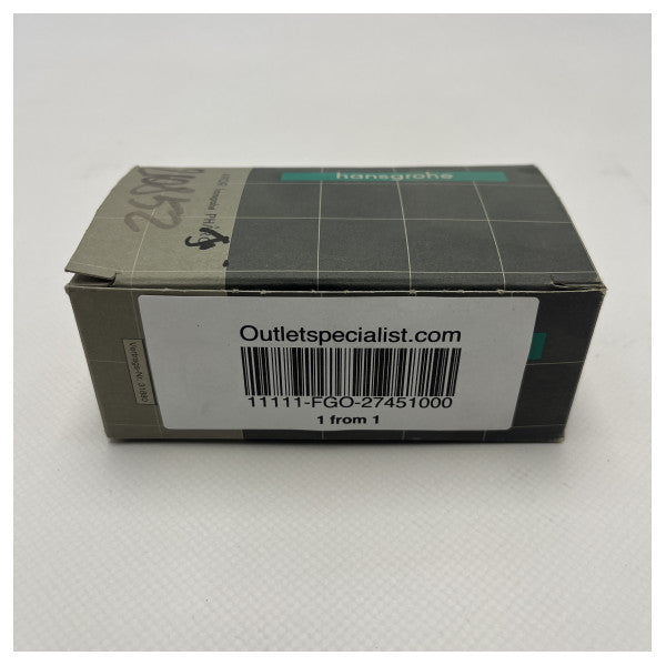 Hansgrohe Axor Starck Curved Shower Connector 27451000 - Durable Chrome-Plated Brass Marine Shower Fitting for Boats and Yachts