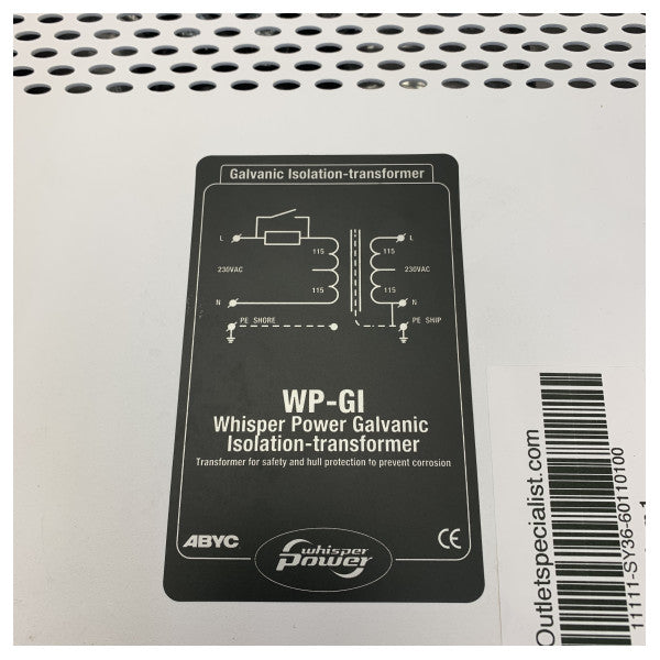 Whisper Power WP-GI 3600VA 16A Galvanik İzolator Deniz Transformatörü - 60110100 