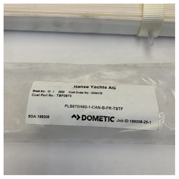 Dometic Hanse Yachts PLS670/460-1-CAN-B-F Side Window Blinds 670 x 460 mm 