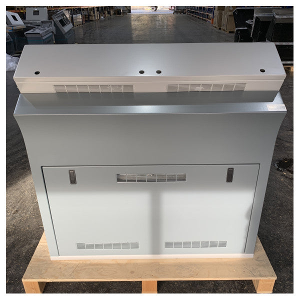 Морський корабельний міст навігаційна консоль антрацит L130 x W44 x H130 см 