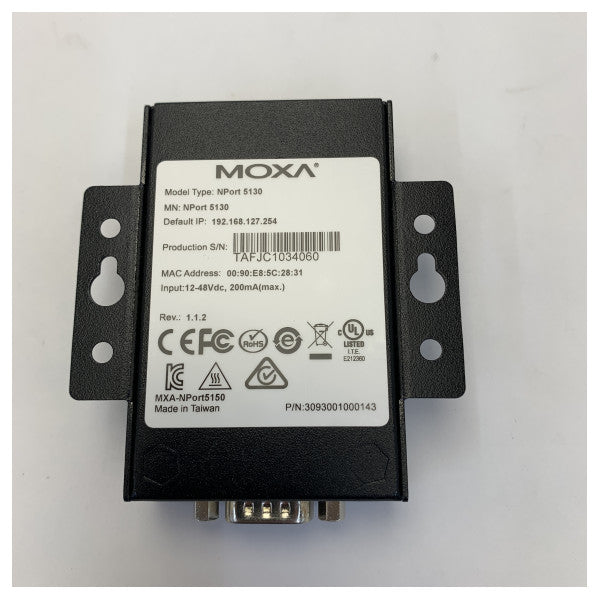 海洋用RS-422/485からイーサネットネットワーキングへのMoxa NPort 5130シリアルデバイスサーバー 