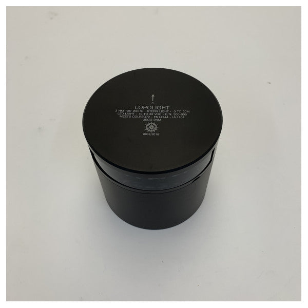 Lopolight 300-005 PRO Black Coated Marine Stern Navigation Light 12/24V 