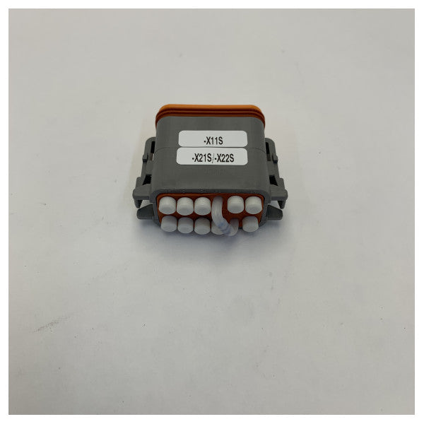 4x MTU X00E50208379 Conector Masculino Original com Resistor Térmico 