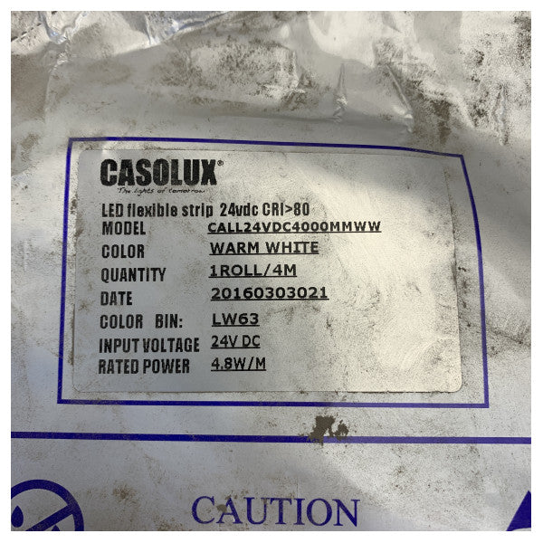 Casolux Call LED Strip Light 24V 4m Warm White - CALL24VDC4000MM 