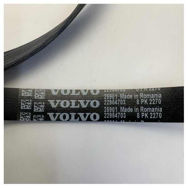 Volvo Penta V-Bälte 22954703 Marin Drivrem 2270mm för Marinmotorer 