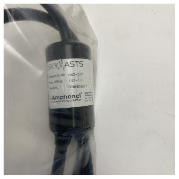 Cable divisor de potencia coaxial marino Amphenol MH2-160 de 2 vías 145-175 MHz 