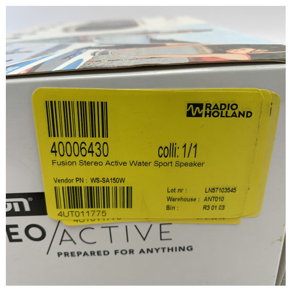 Безжична морска водоустойчива колонка Fusion WS-SA150W, бяла