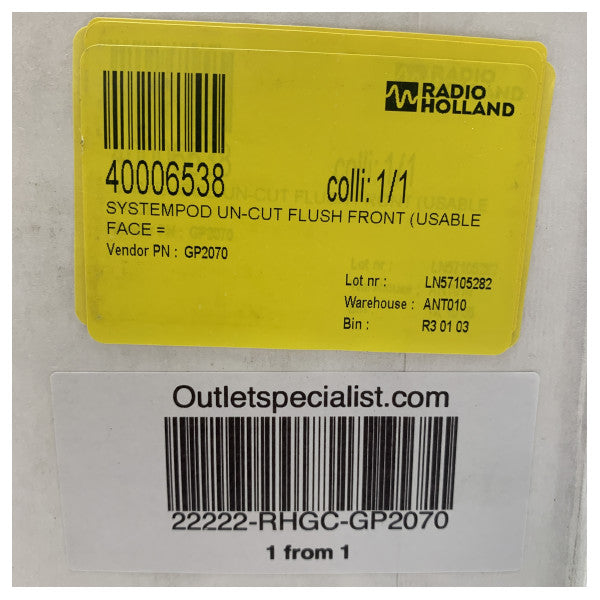 Scanstrut gp2070 de 12 pouces de large navpod non coupé