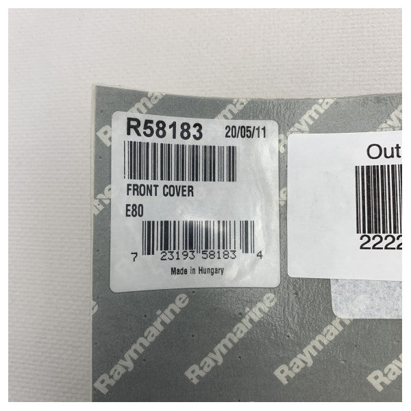 Raymarine E80 frontramme udskiftning - R58183