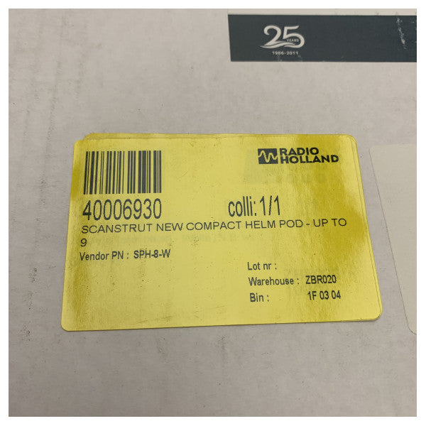 スキャンストラット レイマリン SPH-8-W 8インチヘルメット｜ナビポッド ホワイト