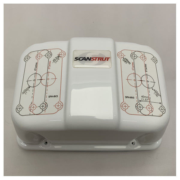 スキャンストラット レイマリン SPH-8-W 8インチヘルメット｜ナビポッド ホワイト