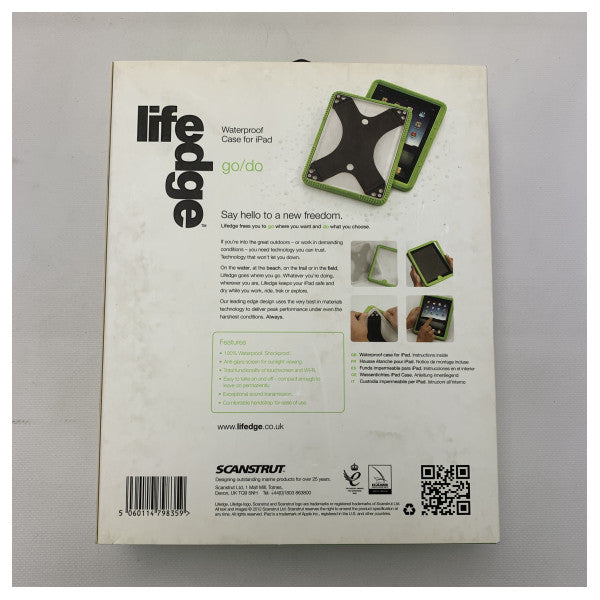 SCANSTRU IPAD 1 Étui étanche Green-WP-IP1-GG / WT