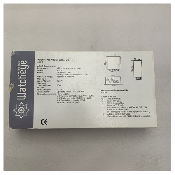 Watcheye ASU-3 S AIS Antenna Splitter