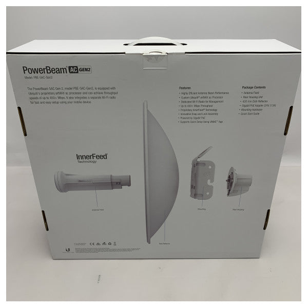 Ubiquiti Powerbeam AC Gen2 25dBi Outdoor 5 GHz Punkt-zu-Punkt Zugangspunkt