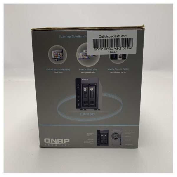 Recordance vidéo QNAP VS-2108 Pro réseau