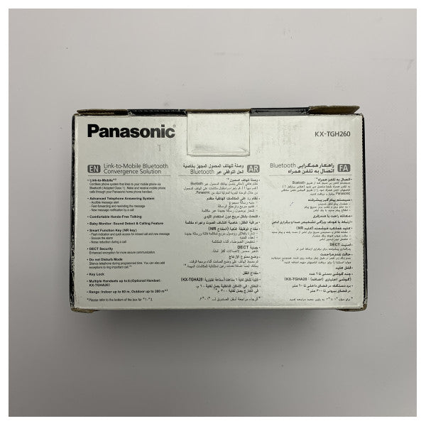 Panasonic KX-TGH260 Wireless Telephone with Bluetooth, Battery Life of 10 hours