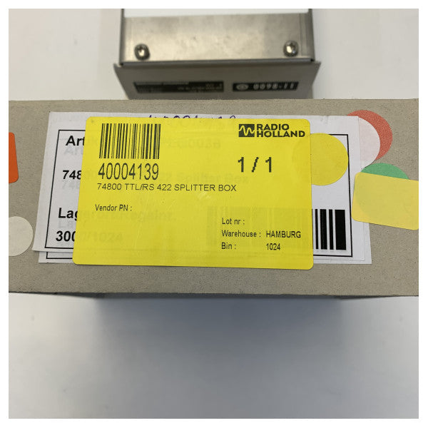 Caja de distribución Splitter TTL/RS422 de Sperry Marine 4992 - 06102006 