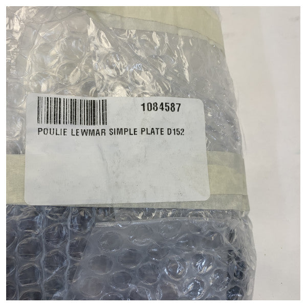 ルエマーステアリングシーブフラットアルミニウム固定152 mm - 89100027 