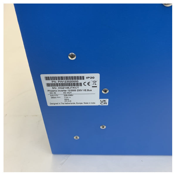Victron Phoenix 12V / 3000W / 230V Sinus Inverter - PIN123020000 