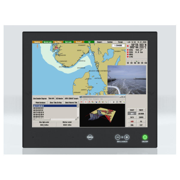 Hatteland HD 15T22 15-Zoll-Touchscreen-Marine-Navigationsmonitor